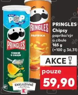 Kaufland PRINGLES Chipsy paprika/sýr a cibule nabídka
