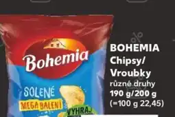 Kaufland BOHEMIA Chipsy/ Vroubky nabídka