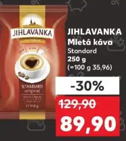Kaufland JIHLAVANKA Mletá káva nabídka