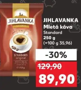 Kaufland JIHLAVANKA Mletá káva nabídka