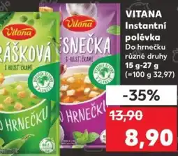 Kaufland VITANA Instantní polévka nabídka