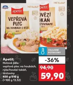 Kaufland Apetit Hotové jídlo nabídka