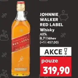 Kaufland JOHNNIE WALKER RED LABEL Whisky nabídka