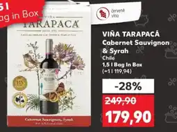 Kaufland VIŇA TARAPACÁ Cabernet Sauvignon & Syrah nabídka