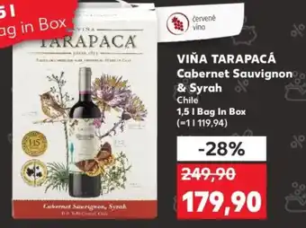 Kaufland VIŇA TARAPACÁ Cabernet Sauvignon & Syrah nabídka