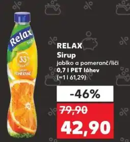 Kaufland RELAX Sirup nabídka