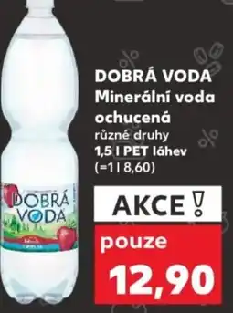Kaufland DOBRÁ VODA Minerální voda ochucená nabídka