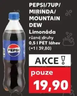 Kaufland PEPSI/7UP/ MIRINDA/ MOUNTAIN DEW Limonáda nabídka
