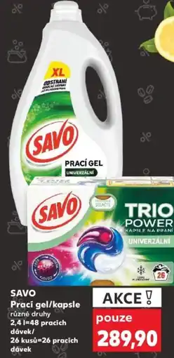 Kaufland SAVO Praci gel/kapsle nabídka
