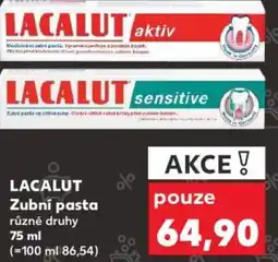 Kaufland LACALUT Zubní pasta nabídka
