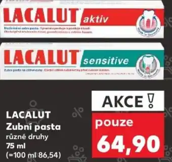 Kaufland LACALUT Zubní pasta nabídka