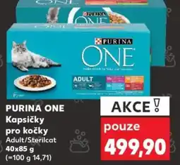 Kaufland PURINA ONE Kapsičky pro kočky nabídka