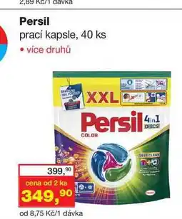 Ráj drogerie Persil gelové prací kapsle, vybrané druhy 40kapslí nabídka
