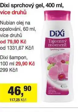 Šlak Dixi sprchový gel, 400 ml, více druhů nabídka