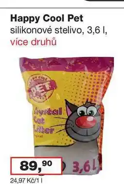 Ráj drogerie Happy Cool Pet silikonové stelivo, 3,6 l, více druhů nabídka