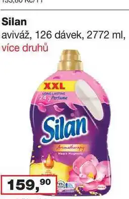 Ráj drogerie Silan aviváž, 126 dávek, 2772 ml, více druhů nabídka