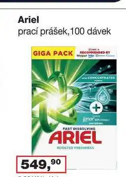 Ráj drogerie Ariel prací prášek, 100 dávek nabídka