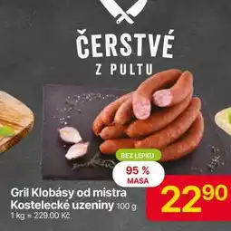 Hruška Gril Klobásy od mistra Kostelecké uzeniny 100 g nabídka