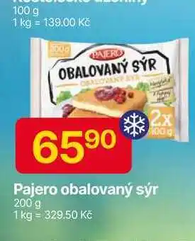 Hruška Pajero Obalovaný sýr zmrazený 200g nabídka