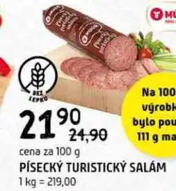 Terno Písecký Turistický salám 100 g nabídka