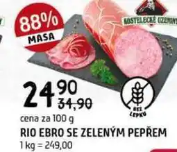 Terno Rio ebro zeleným pepřem 100g nabídka