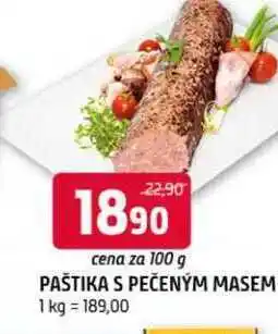 Terno Paštika s pečeným masem 100g nabídka