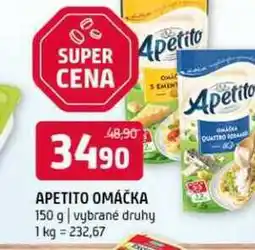 Terno Apetito omáčka 150 g vybrané druhy nabídka