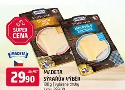 Terno Madeta sýrařův výběr 100g, vybrané druhy nabídka