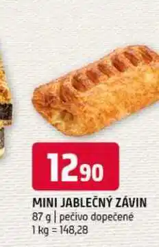 Terno Mini jablečný závin 87 g pečivo dopečené nabídka