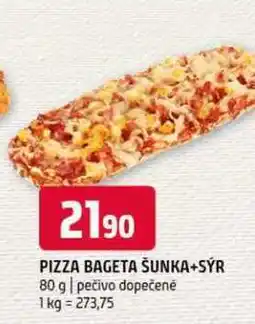 Terno Pizza bageta šunka + sýr 80 g pečivo dopečené nabídka