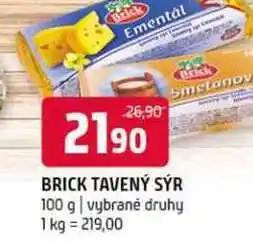 Terno Brick tavený sýr 100 g vybrané druhy nabídka