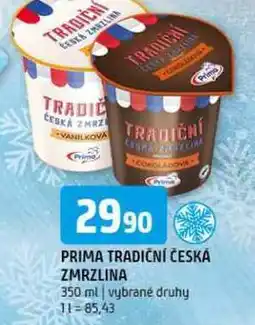 Terno Prima tradiční česká zmrzlina 350ml vybrané druhy nabídka