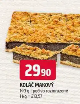 Terno Koláč makový 140 g pečivo rozmrazené nabídka