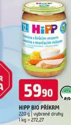Terno Hipp bio příkrm 220 g vybrané druhy nabídka