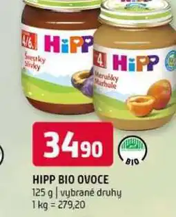 Terno Hipp bio ovoce 125 g vybrané druhy nabídka