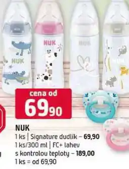 Terno Nuk 1 ks Signature dudlík 300 ml FC+ lahev s kontrolou teploty nabídka