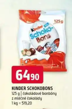 Terno Kinder schokobons 125 g čokoládové bonbóny z mléčné čokolády nabídka