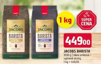 Terno Jacobs barista káva zrnková 1000g, vybrané druhy nabídka