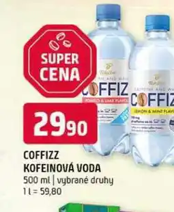 Terno Coffizz kofeinová voda 500 ml vybrané druhy nabídka