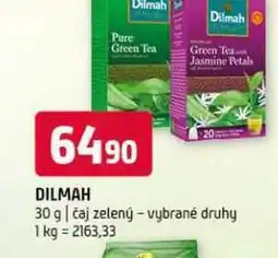 Terno Dilmah 30 g čaj zelený vybrané druhy nabídka