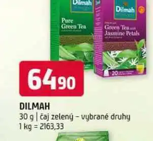 Terno Dilmah 30 g čaj zelený vybrané druhy nabídka