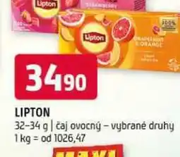 Terno Lipton 32-34 g čaj ovocný vybrané druhy nabídka