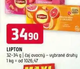 Terno Lipton 32-34 g čaj ovocný vybrané druhy nabídka