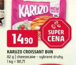 Terno Karuzo croissant bun 82 g cheesecake vybrané druhy nabídka
