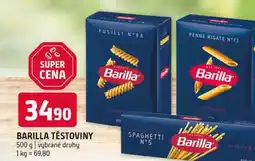 Terno Barilla těstoviny 500 g vybrané druhy nabídka