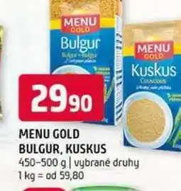 Terno Menu Gold Bulgur kuskus 500g nabídka