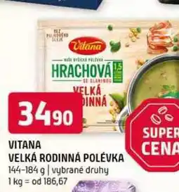 Terno Vitana velká rodinná polévka 144-184 g vybrané druhy nabídka