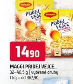 Terno Maggi polévka Přidej vejce, vybrané druhy 32-40,5g nabídka