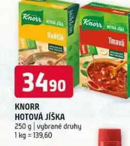 Terno Knorr hotová jíška 250 g vybrané druhy nabídka