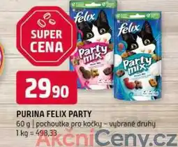 Terno Purina felix party 60 g pochoutka pro kočky vybrané druhy nabídka